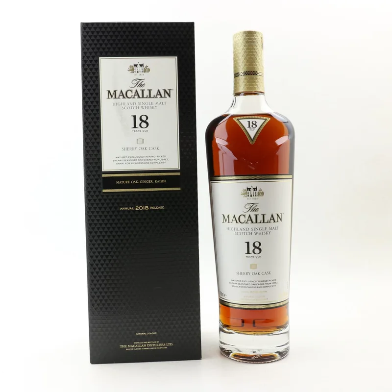 Macallan – 18 Year Old Sherry Oak 2018 Release (70cl, 43%)