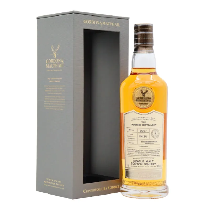 Tamdhu – 18 Year Old 2007 Gordon & MacPhail Connoisseurs Choice Single Bourbon Barrel #8254 (70cl, 54.3%)