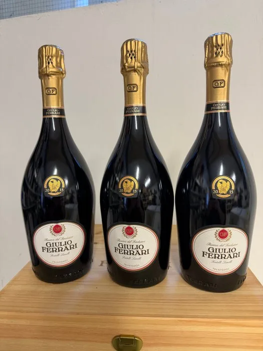 2015 Giulio Ferrari, Riserva del Fondatore - Trentino TrentoDOC - 3 Bottles (0.75L)