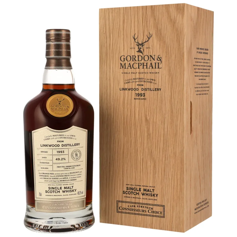 Linkwood 30 Year Old 1993/2024 - Gordon & MacPhail #6184