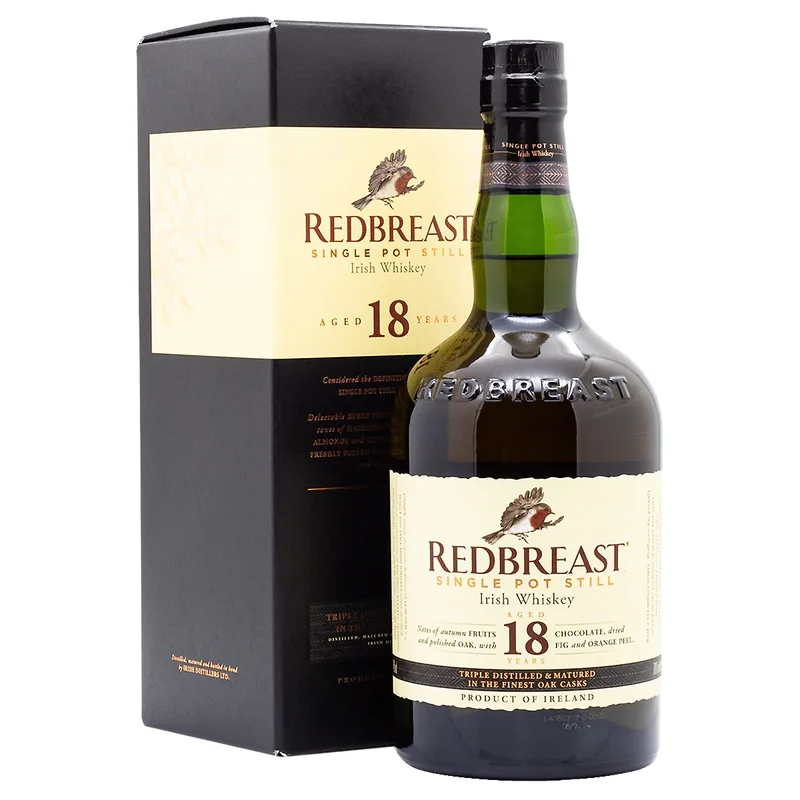 Redbreast Aged 18 Years Single Pot Still Irish Whiskey (70cl, 46%)