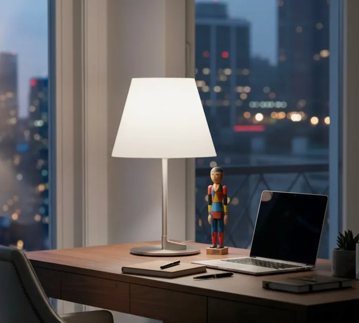 KDLN - Gabriella Montaguti - Table lamp - VAMP - Metal, Glass