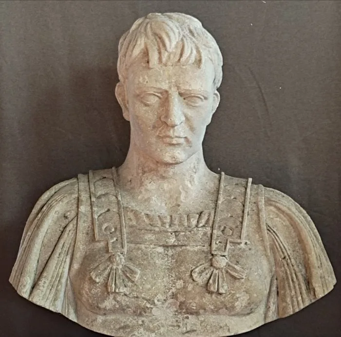 Sculpture, Busto Centurione Romano - 55 cm - Stone