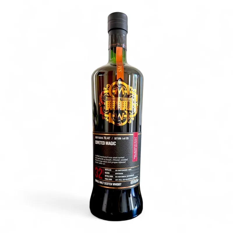 Mortlach – 32 Year Old 1987 SMWS Single Bourbon Cask 1st Fill Oloroso Finish 76.147 Coveted Magic (70cl)