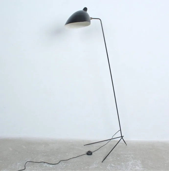 serge mouille - Tripod floor lamp - « simple » - Steel