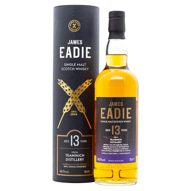 James Eadie Teaninich Aged 13 Years 2010/2023 Cask 358025 (70cl, 56.5%)