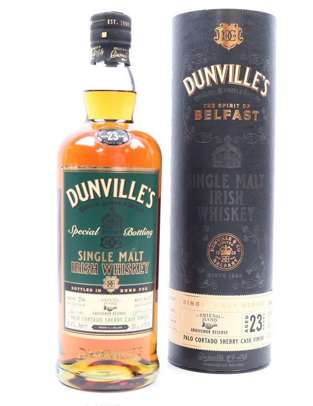 Dunvilles 23 Year Old Cask No. 1204 The Friend At Hand