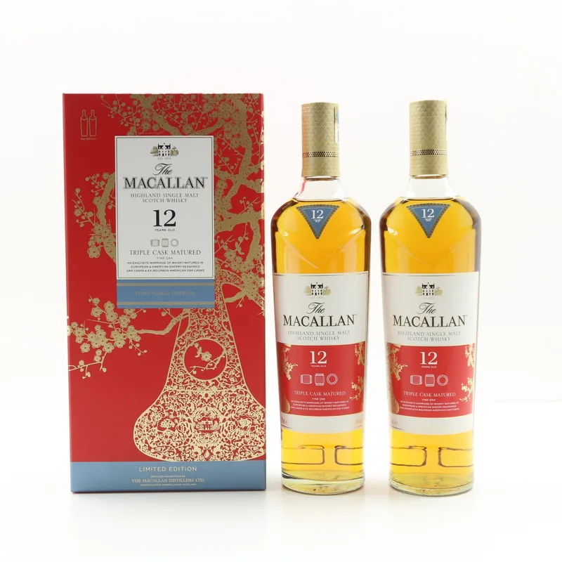Macallan – 12 Year Old Triple Cask Year Of The Pig Limited Edition 2 x 70cl (70clx2, 40%)