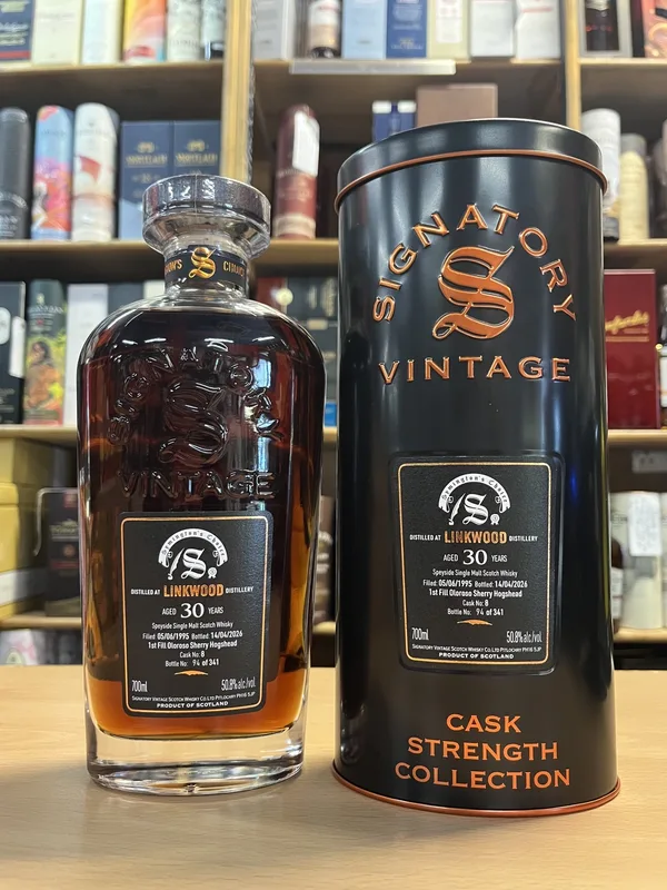 Linkwood – 1995 30 Year Old Signatory Vintage Symington's Choice First-Fill Oloroso Sherry Hogshead #8 (70cl, 50.8%)
