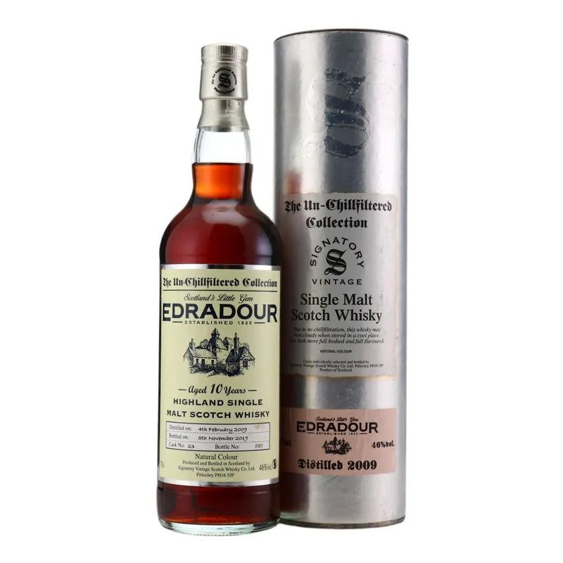 Edradour – 2009 The Un-Chillfiltered Collection 10 Year Old