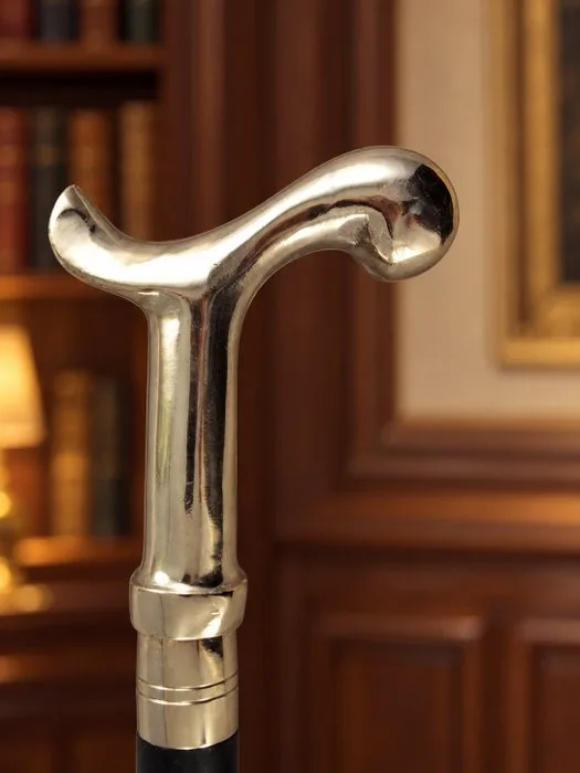 Walking stick - Wood, Brass