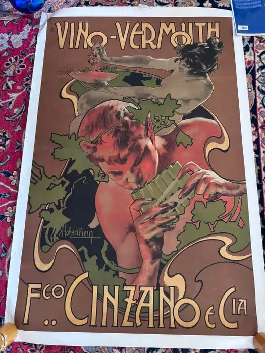 A. Hohenstein - Cinzano - Vino-Vermouth - 1910s
