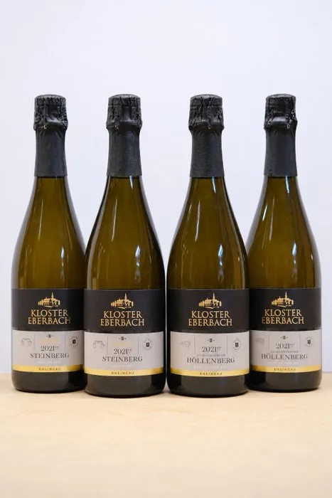 2021 Kloster Eberbach Steinberg Riesling Brut & Assmannshäuser Hollenberg - Rheingau VDP.SEKT.PRÉSTIGE - 4 Bottles (0.75L)