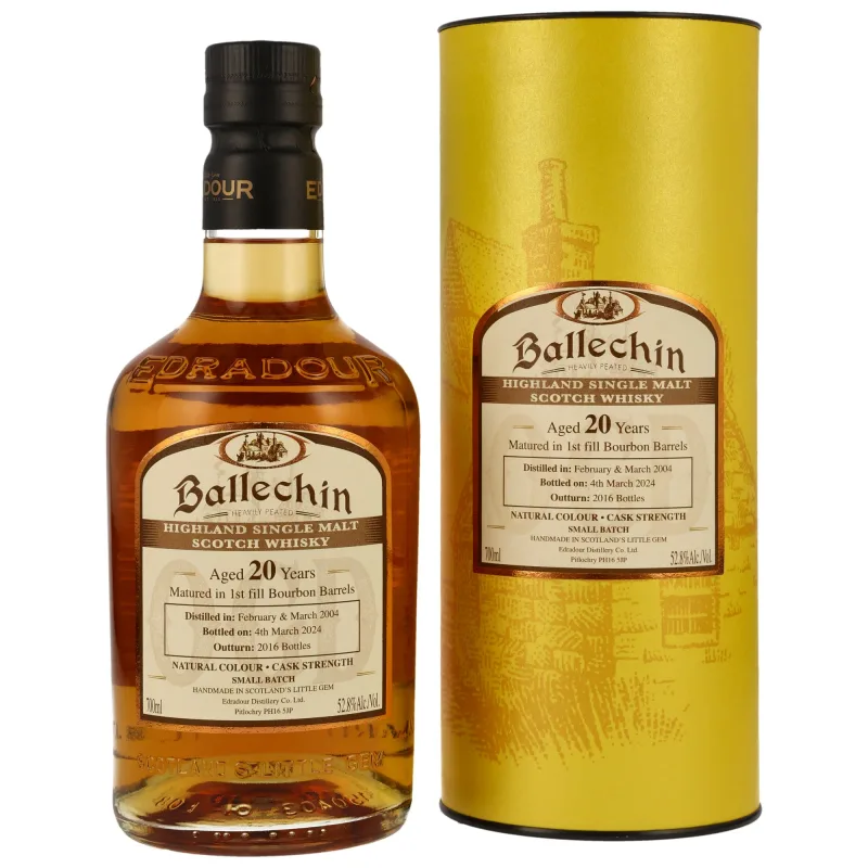 Ballechin 20 Year Old 2004/2024 Bourbon Casks