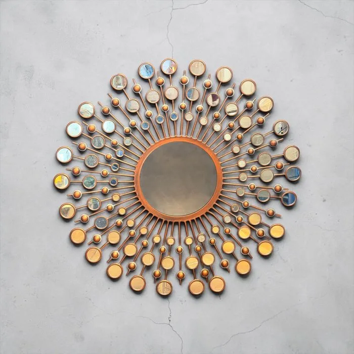 Mirror - Metal - Sun
