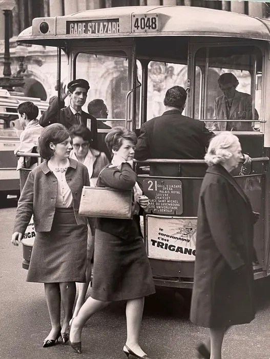 Jean Ribiere (1922 - 1989) - Gare Saint Lazare, Paris