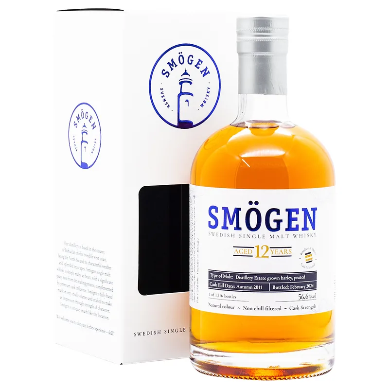 Smögen – Aged 12 Years 2011/2024 Distillery Estate Barley (50cl, 56.6%)