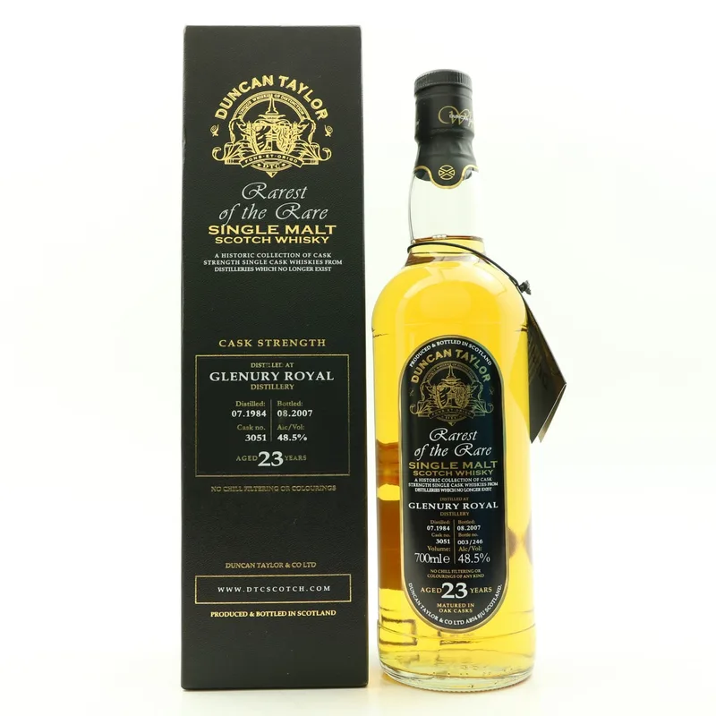 Glenury Royal – 1984 23 Year Old Duncan Taylor (70cl, 48.5%)