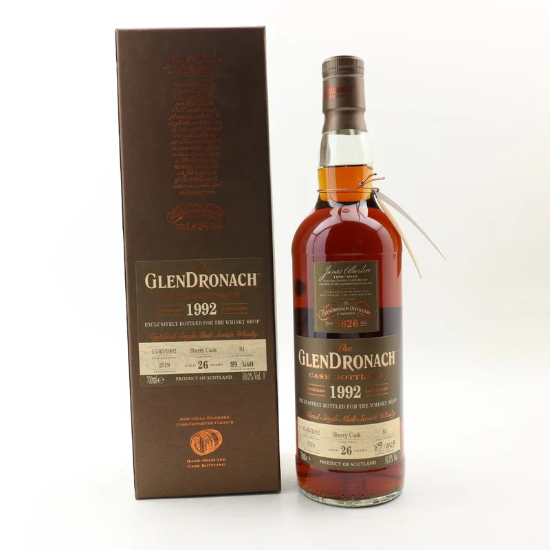 Glendronach – 1992 26 Year Old Single Cask #81 Whisky Shop Exclusive (70cl, 50%)