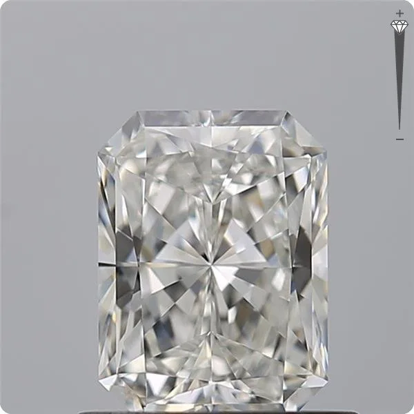 1 pcs Diamond (Natural) - 0.70 ct - Radiant - H - VVS1 - Gemological Institute of America (GIA)