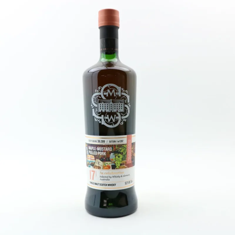 Linkwood – 17 Year Old 2006 SMWS Single 1st Fill Oloroso Cask 39.289 Maple-Mustard Pulled Pork Australian Exclusive (70cl, 58.2%)