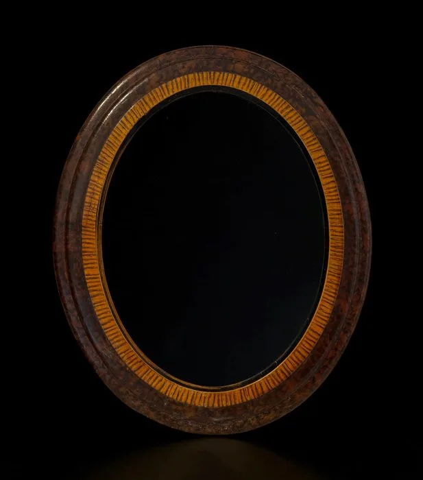Geometrie del Tempo - Frame - Ovals in Precious Essences - 19th Century
