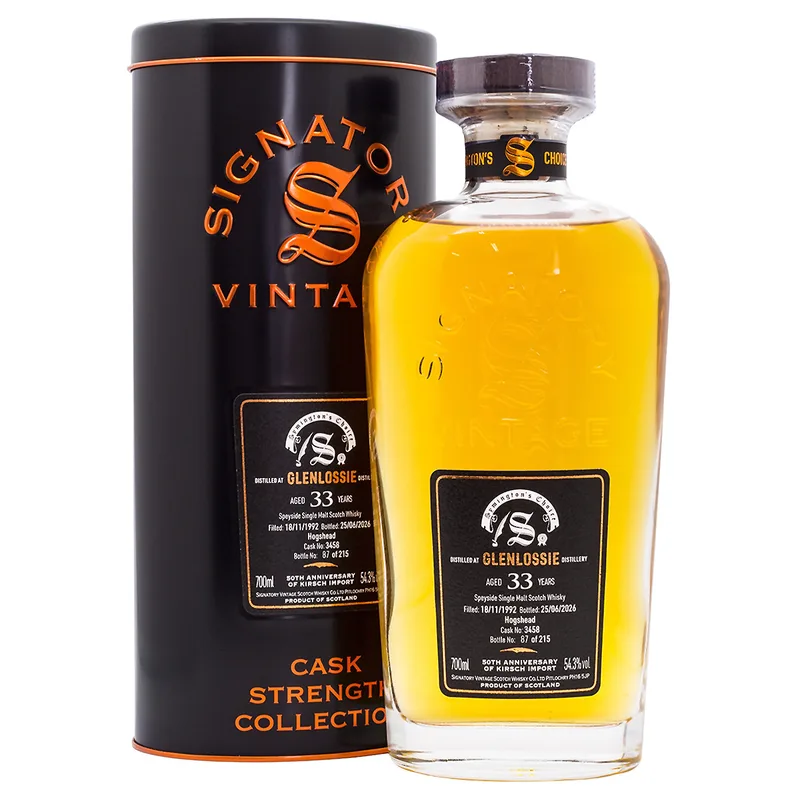 Signatory Vintage Glenlossie 33 Years Old 1992/2026 Cask 3458 (70cl, 54.3%)