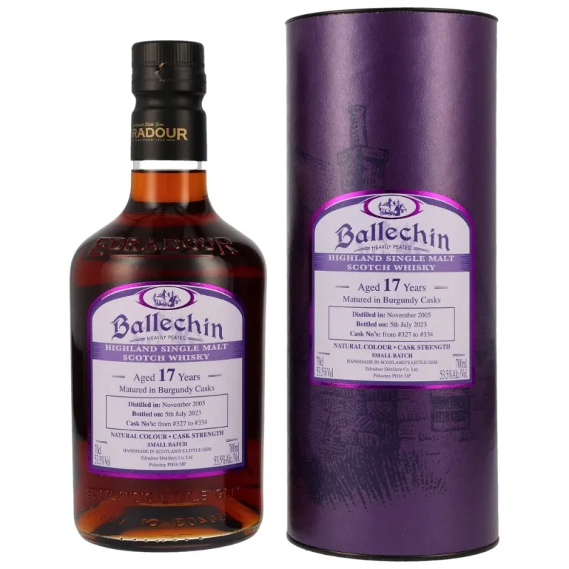 Ballechin 17 Year Old 2005/2023 Ex-Burgundy Wine Cask