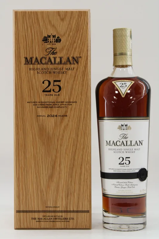 Macallan – 25 Years Old - Sherry Oak 2024 Release