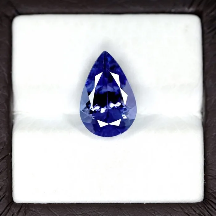 1 pcs Blue, Violet Tanzanite - 4.94 ct - International Gemological Institute (IGI)