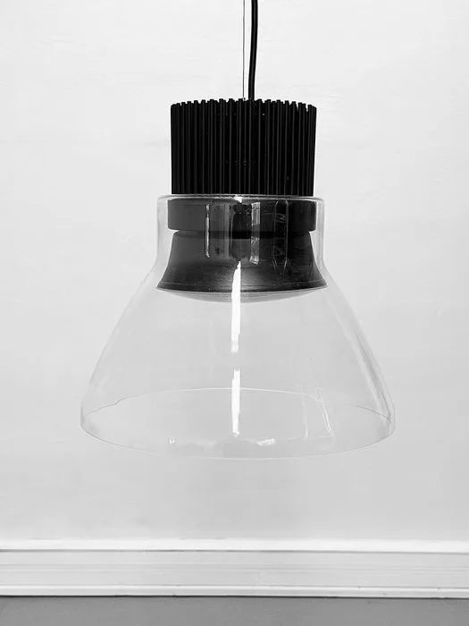 Flos - Piero Lissoni - Hanging lamp - Light Bell + Glass Reflector - Steel, Glass - 2016