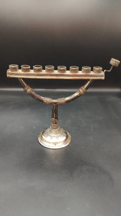 Menorah -.800 silver - Portable menorah