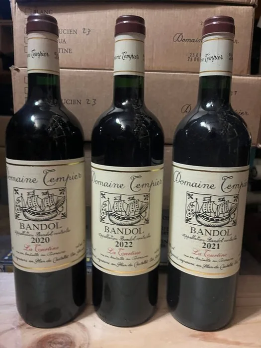 2020 2021 & 2022 Domaine Tempier "La Tourtine" - Bandol - 3 Bottles (0.75L)