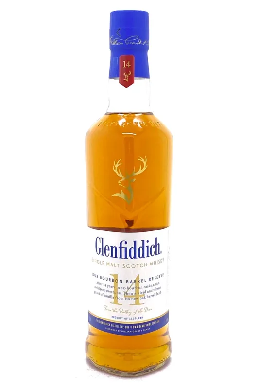 Glenfiddich – 14 Year Old Bourbon Barrel Reserve Scotch Whisky