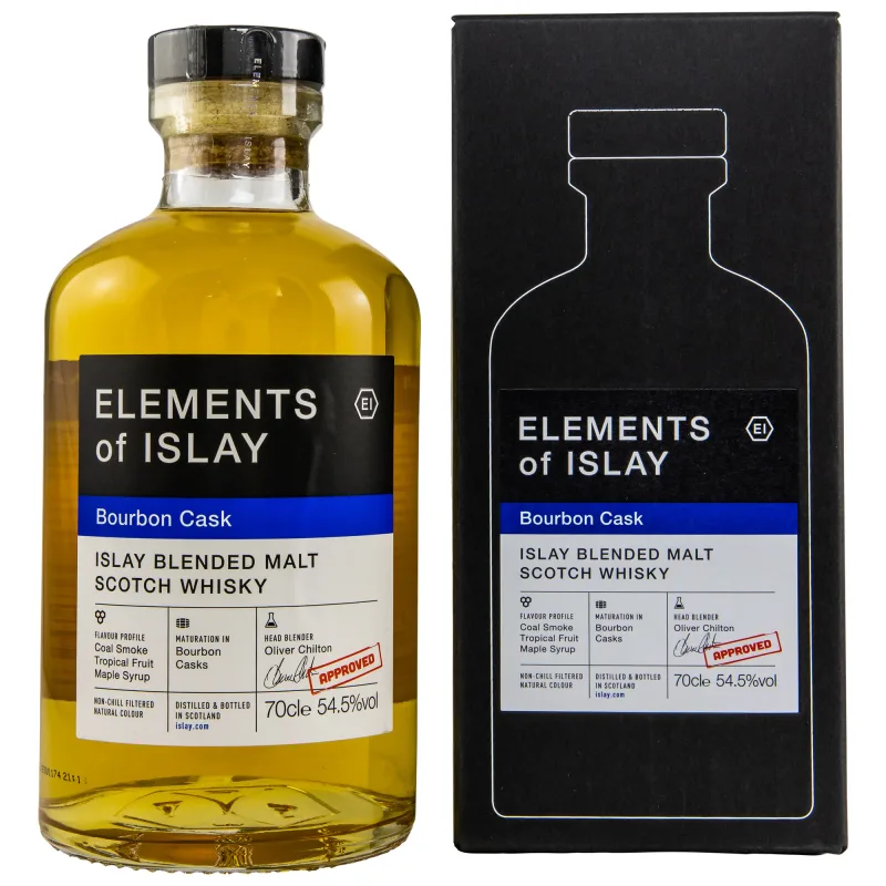 Elements of Islay Bourbon Cask (70cl, 54.5%)