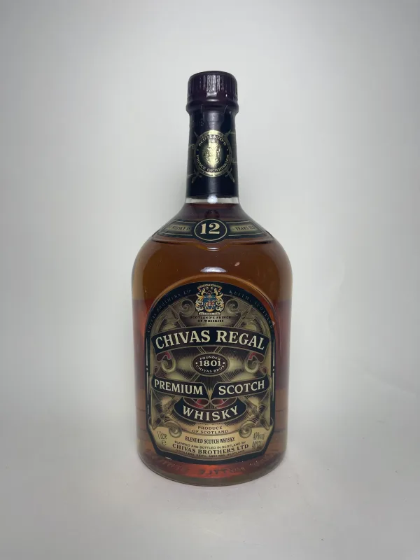 Chivas Regal 12 Year Old Blended Scotch Whisky - 1980s (1L, 43%)