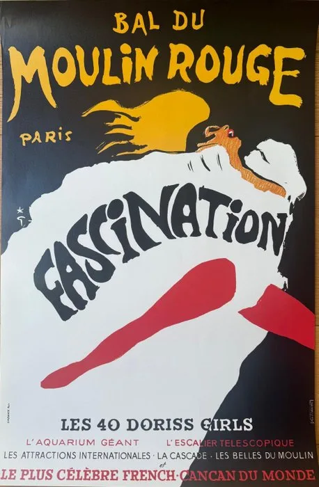 Gruau Rene - Moulin Rouge Fascination