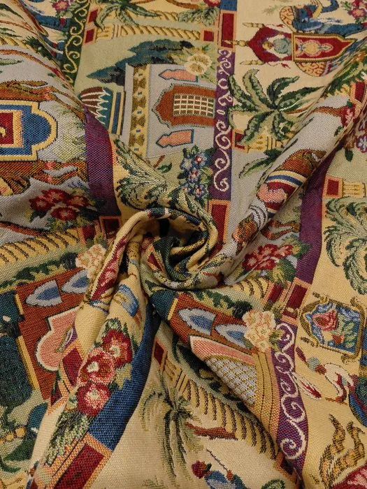 Molteni Gobelin d’Epoca – Scenografico, Ricchissimo di Dettagli – cm 480 x 140 - Upholstery fabric - 480 cm - 140 cm