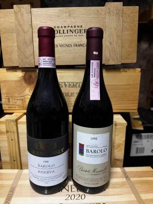 1998 Aldo Conterno Granbussia Riserva & 1998 Bartolo Mascarello - Barolo Riserva - 2 Bottles (0.75L)