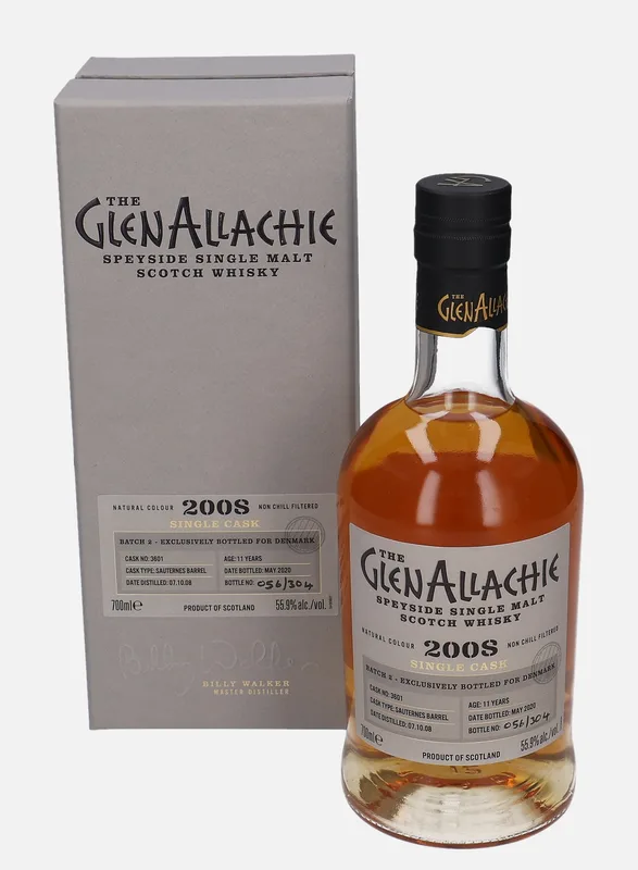 Glenallachie – 2008 11 Year Old Batch 2 (70cl, 55.9%)