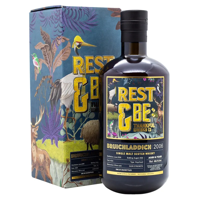 Rest & Be Thankful Bruichladdich Aged 16 Years 2004/2022 Cask 534 Germany Exclusive (70cl, 60.6%)