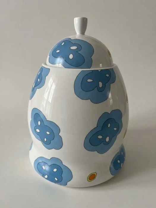 Alessi - Cookie jar - Ceramic, Porcelain, Glaze