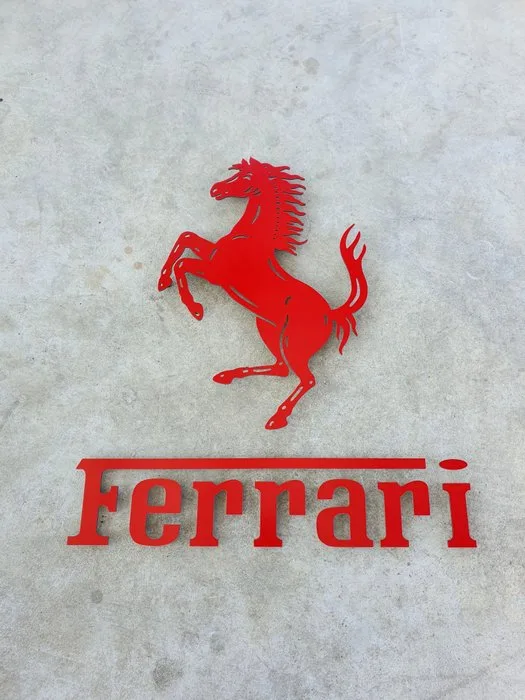 Sign - Ferrari - Professional wall Pack Cavallino Rampante - Aluminium*- Large Size