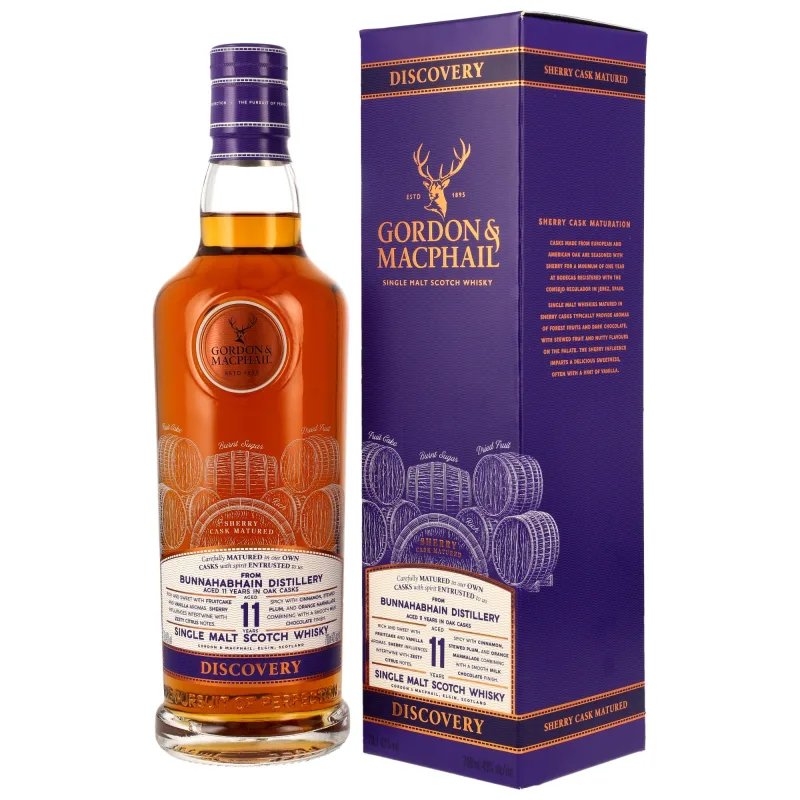 Bunnahabhain 11 Year Old - Sherry Casks - Gordon & MacPhail Discovery