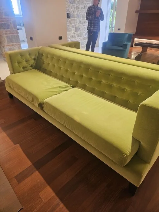 Driade - rodolfo dordoni - Sofa - hall 3-seater sofa - Velvet - Hall sofa Driade