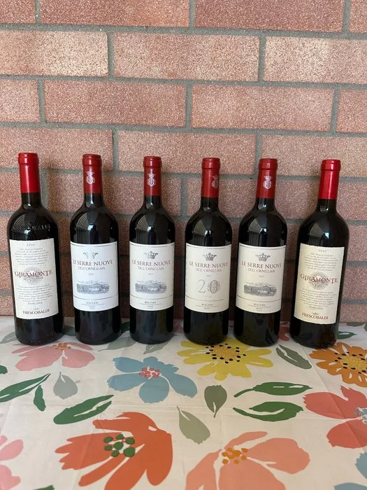 2017, 2021 & 2023 Le Serre Nuove Dell'Ornellaia & 2014-2015 Giramonte - Bolgheri - 6 Bottles (0.75L)