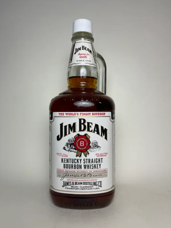 Jim Beam White Label 4 Year Old Kentucky Straight Bourbon - Distilled 1997, Bottled 2001