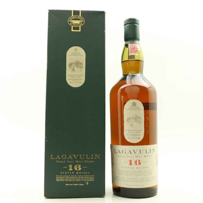 Lagavulin – 16 Year Old White Horse Bottling 1L (1L, 43%)