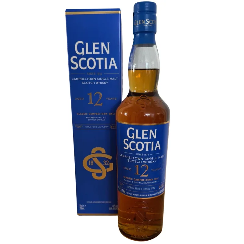 Glen Scotia – 12 Year Old Classic Campbeltown Malt (70cl, 46%)