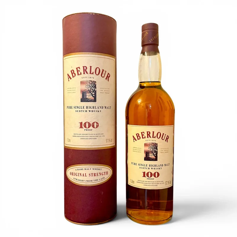 Aberlour – 100 Proof Townhouse Label Sherry Cask Matured (1997) (1L, 57.1%)